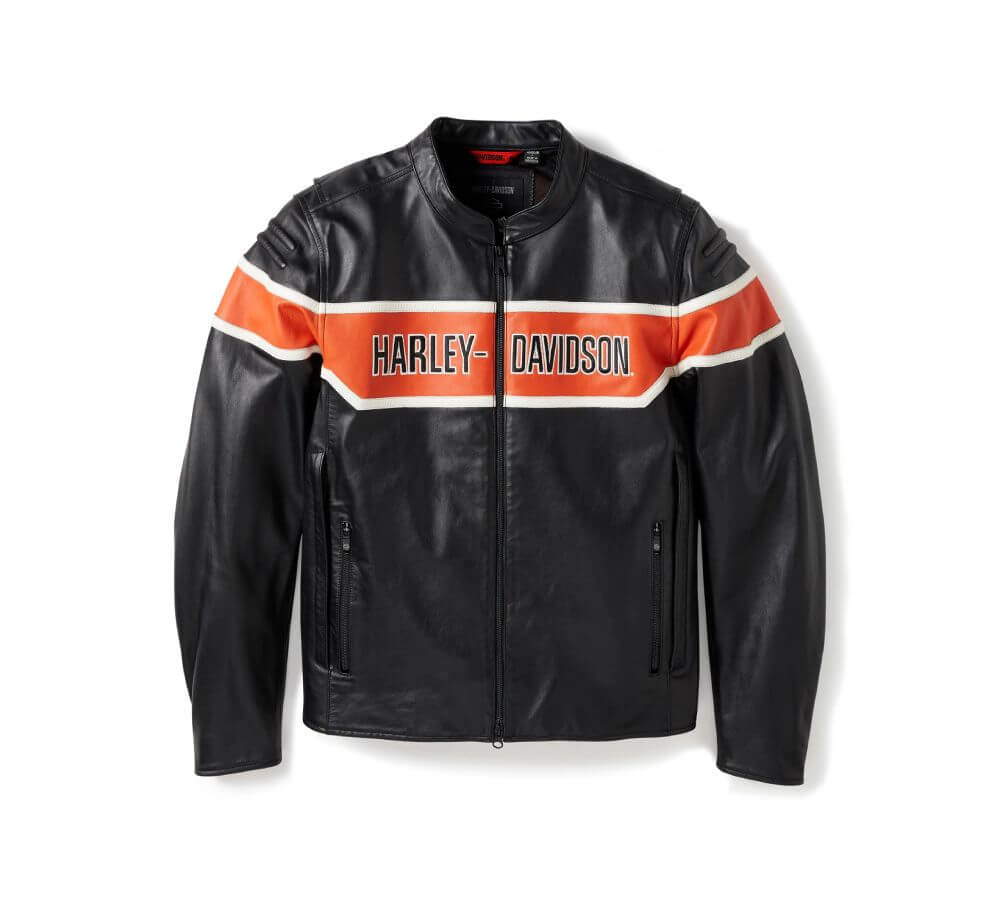 Harley-Davidson H-D Trenton Leather Riding Jacket Harley - Endless Racegear