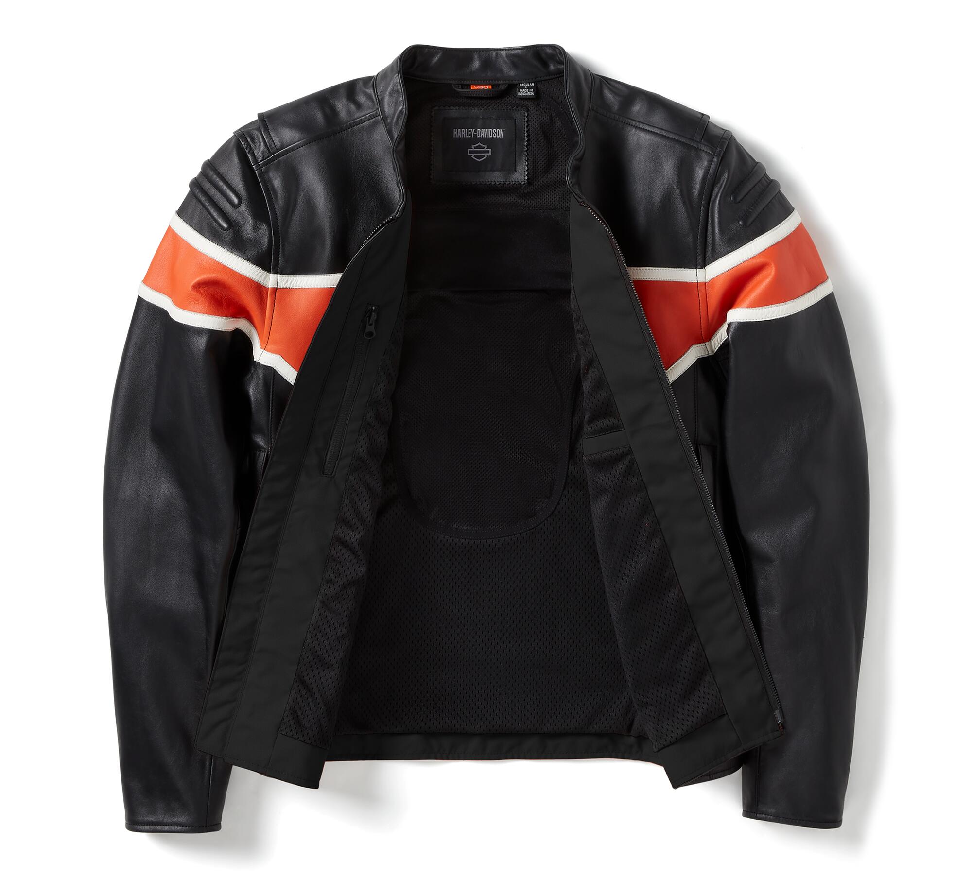 Trenton Leather Riding Jacket Harley-Davidson