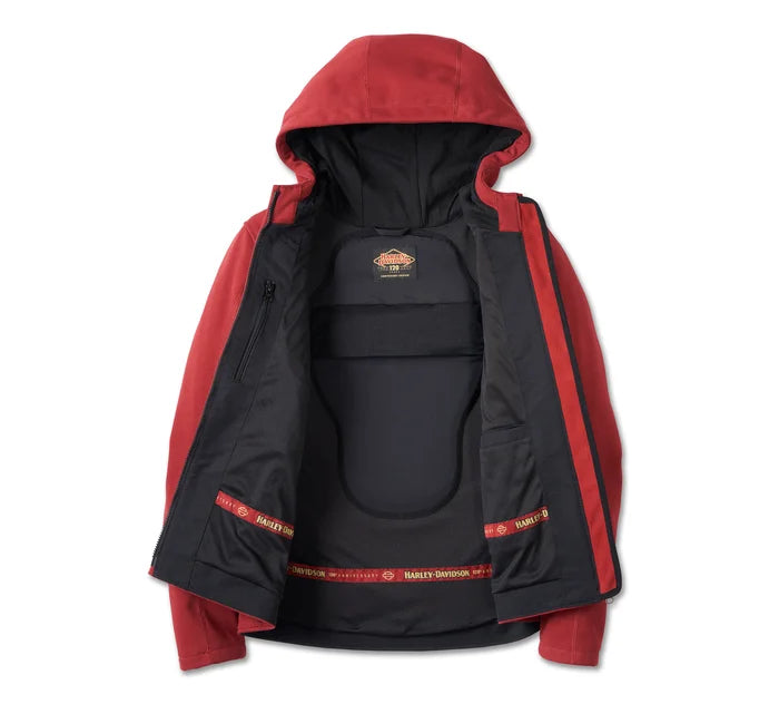 Women's 120th Anniversary Deflector Riding Fleece - Merlot Harley-Davidson