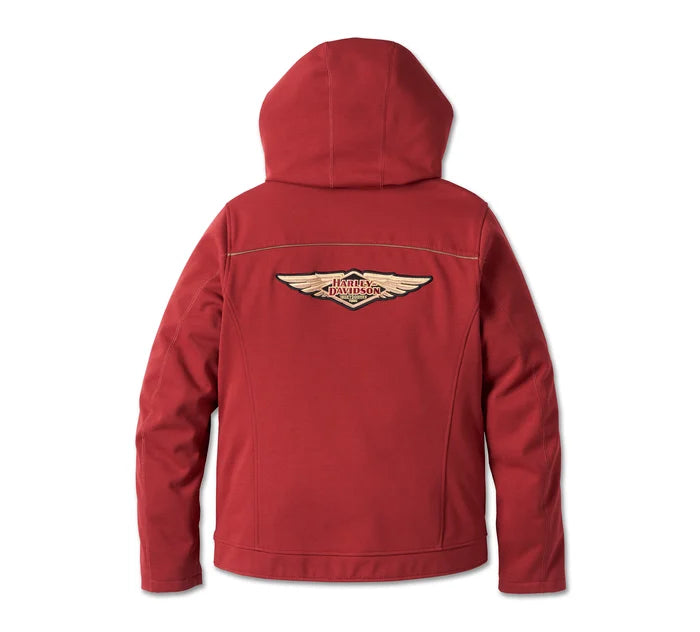 Women's 120th Anniversary Deflector Riding Fleece - Merlot Harley-Davidson