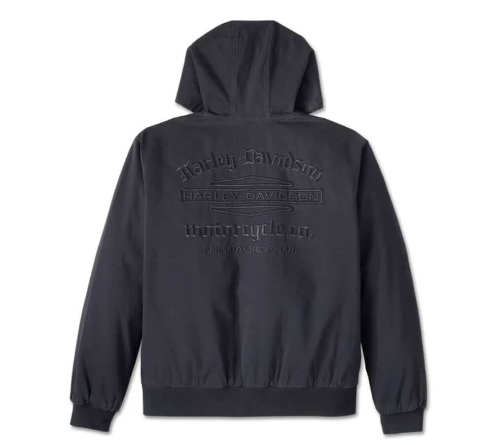 Harley-Davidson Bar & Shield Workwear Hooded Jacket - Harley Black Harley-Davidson