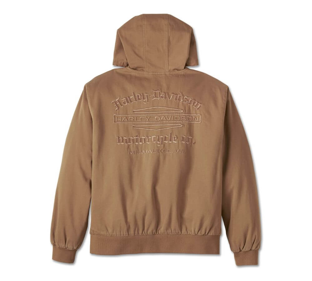 Harley-Davidson Bar & Shield Workwear Hooded Jacket - Toffee Harley-Davidson