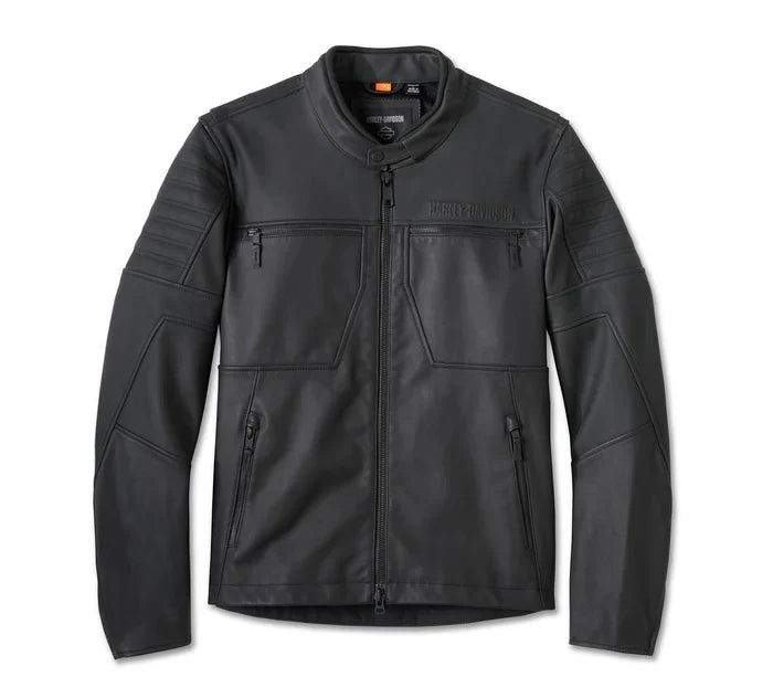 Men's Willie G Skull Graphic Leather Riding Jacket Harley-Davidson