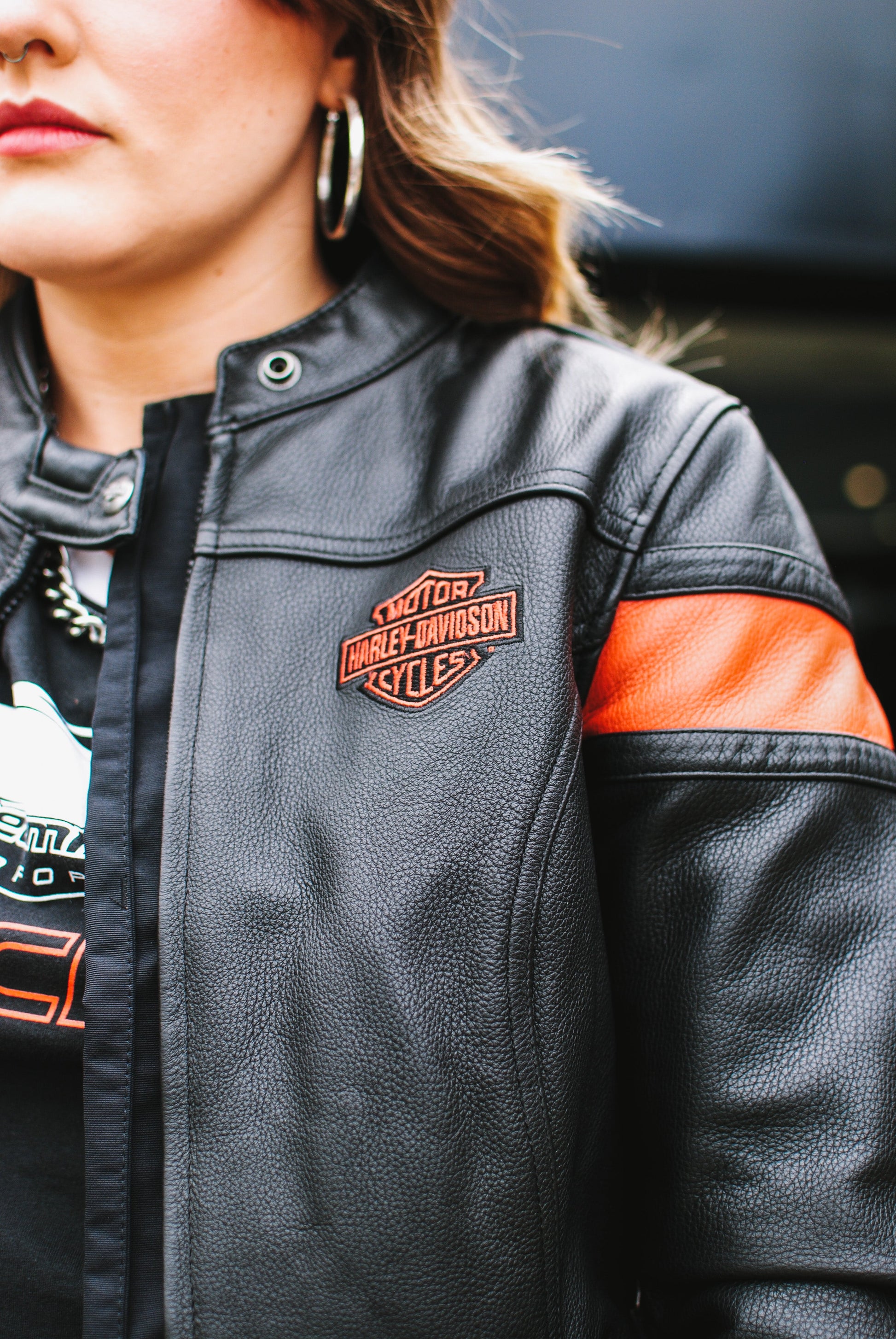 Women's Hwy-100 Waterproof Leather Jacket Harley-Davidson