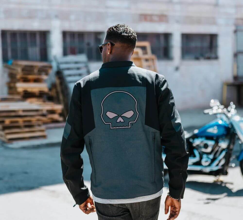 Harley-Davidson Willie G Skull Triple Vent Graphic Jacket - Endless Racegear