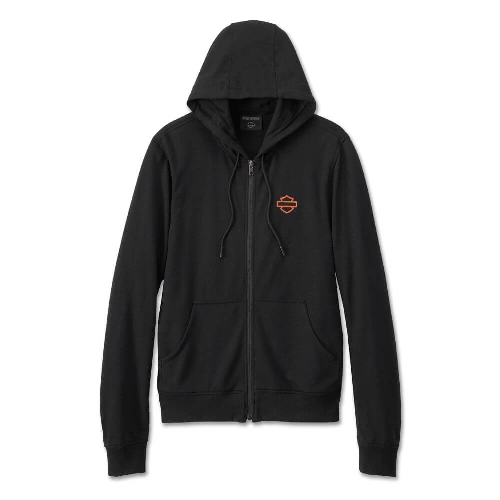 Harley-Davidson Men's Ovation 3-in-1 Textile Riding Jacket Black / Orange Harley-Davidson