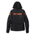 Harley-Davidson Men's Ovation 3-in-1 Textile Riding Jacket Black / Orange Harley-Davidson