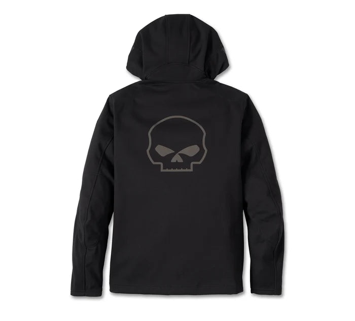 Men's Deflector 2.0 Hooded Riding Fleece - Black Beauty Harley-Davidson