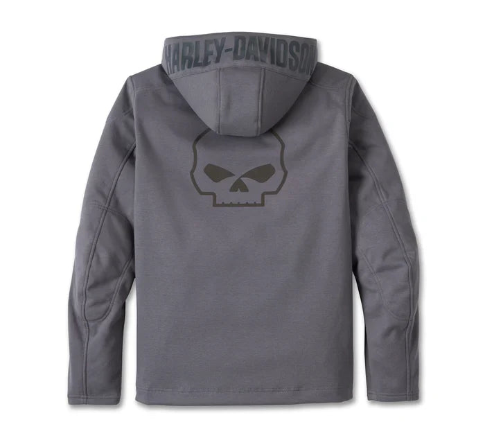 Men's Deflector 2.0 Hooded Riding Fleece - Quiet Shade Harley-Davidson