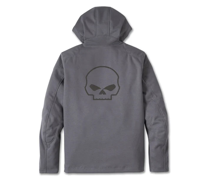 Men's Deflector 2.0 Hooded Riding Fleece - Quiet Shade Harley-Davidson