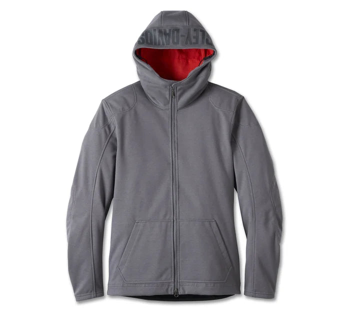 Men's Deflector 2.0 Hooded Riding Fleece - Quiet Shade Harley-Davidson