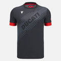 Ducati x Macron Men's Padel T-Shirt - Red/Black T-shirts Ducati S Black 