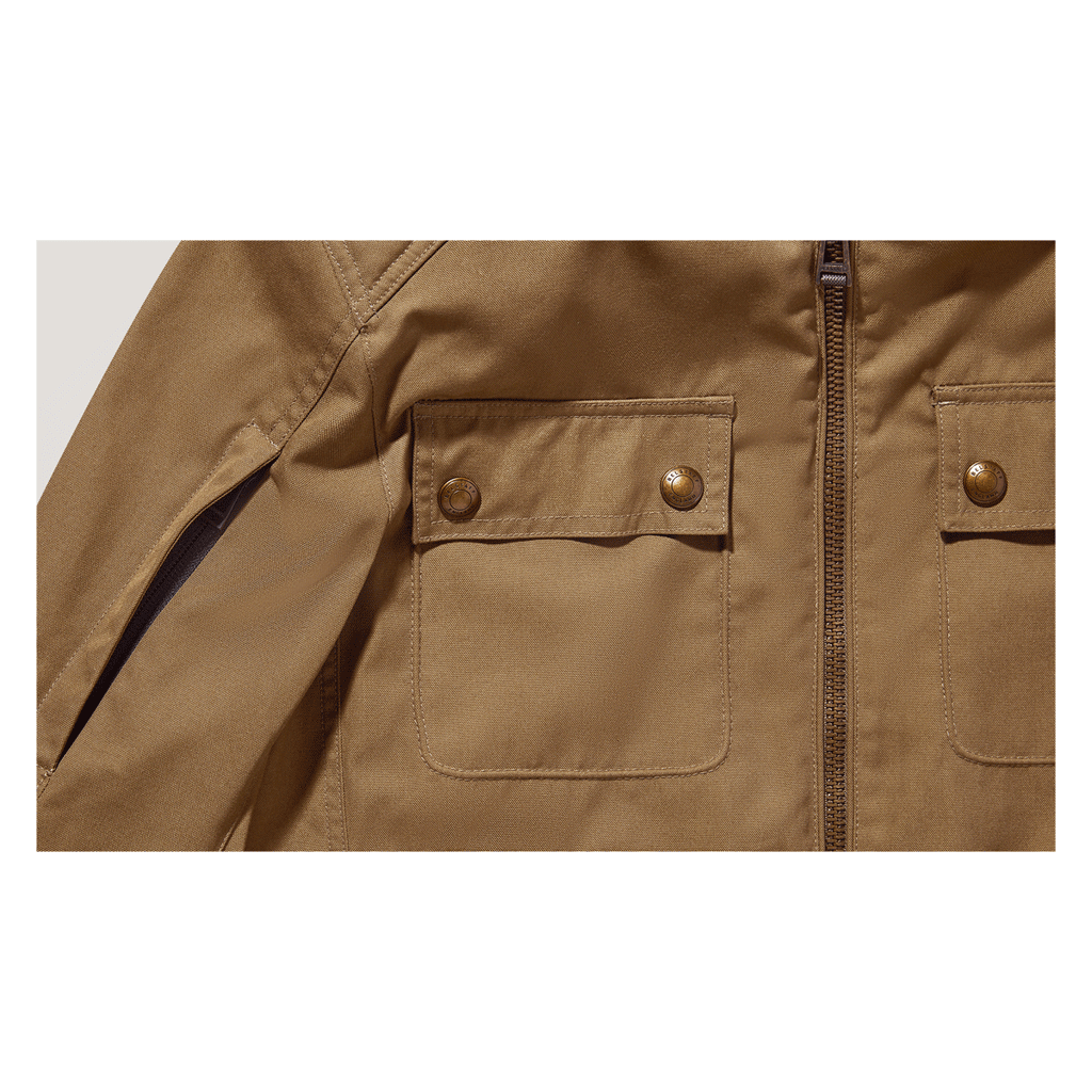 *New* Belstaff Roberts Cotton Canvas Motorcycle Jacket - Olive