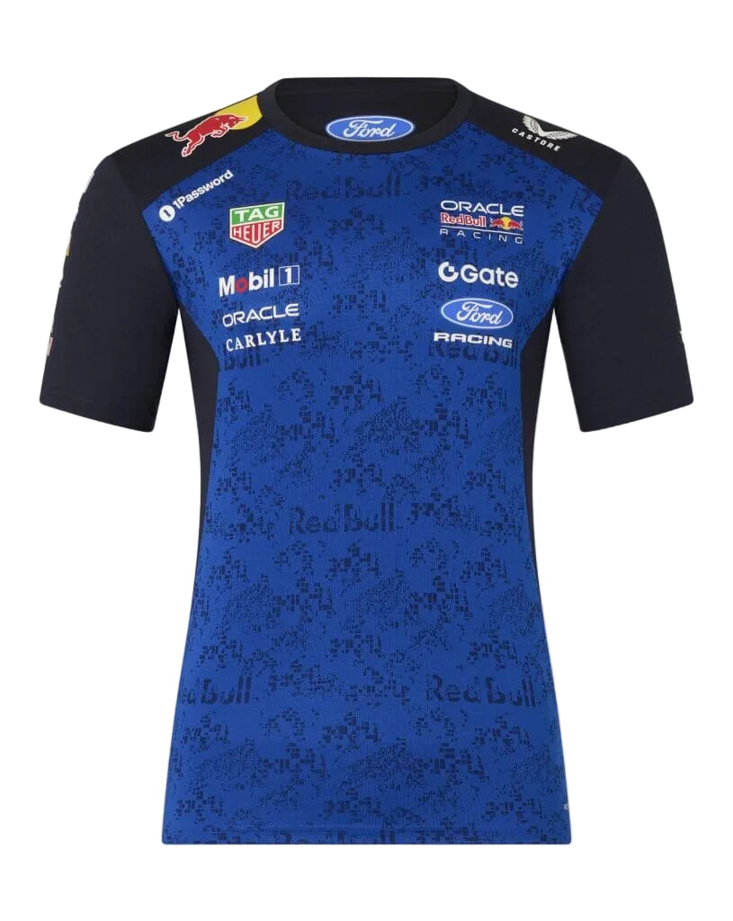 Red Bull Racing F1 Men's 2026 Team T-Shirt- Blue/Navy Red Bull Racing