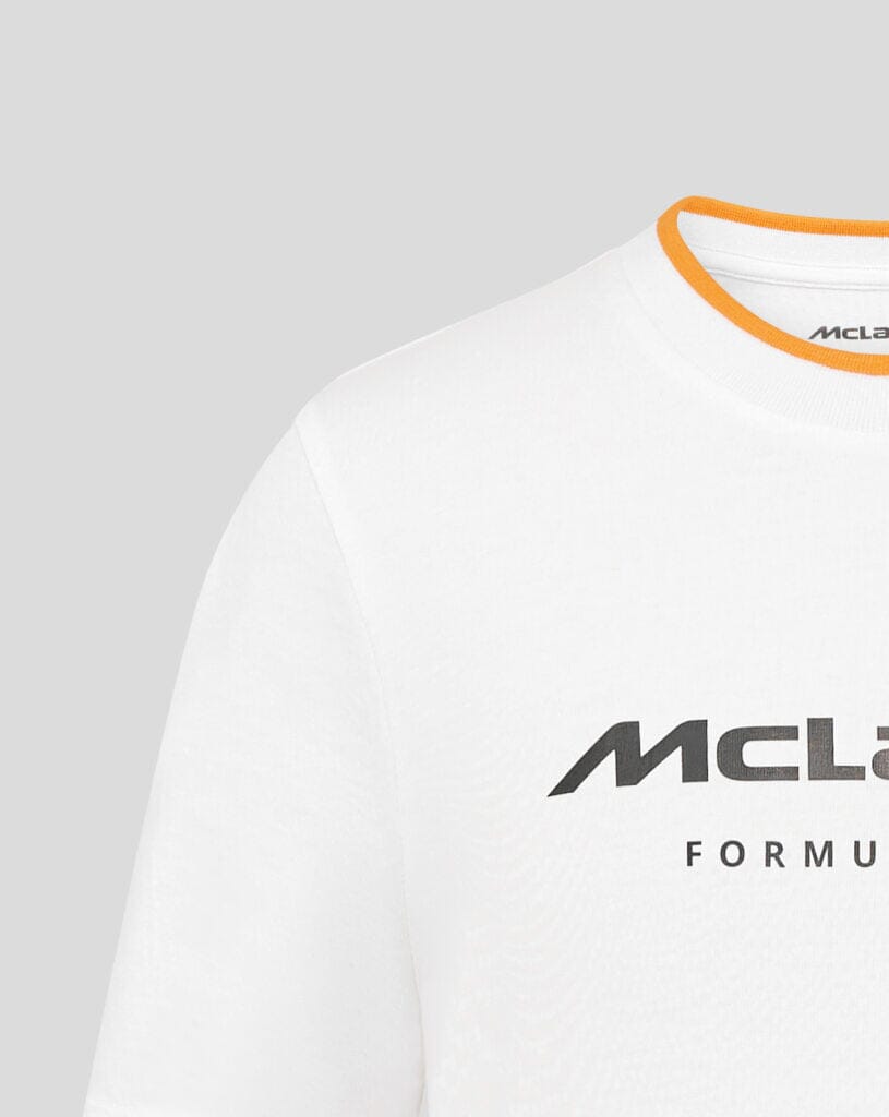 McLaren F1 Kids Core Essentials T-Shirt - Youth White Endless Racegear