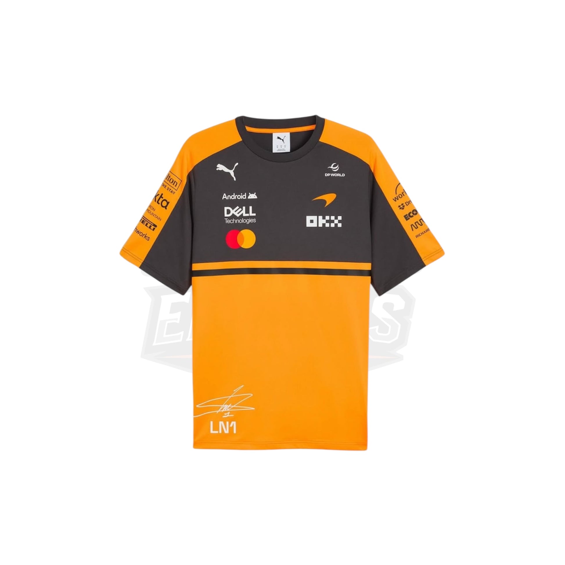 2026 McLaren Team Lando Norris Driver Replica T-Shirt Endless Racegear