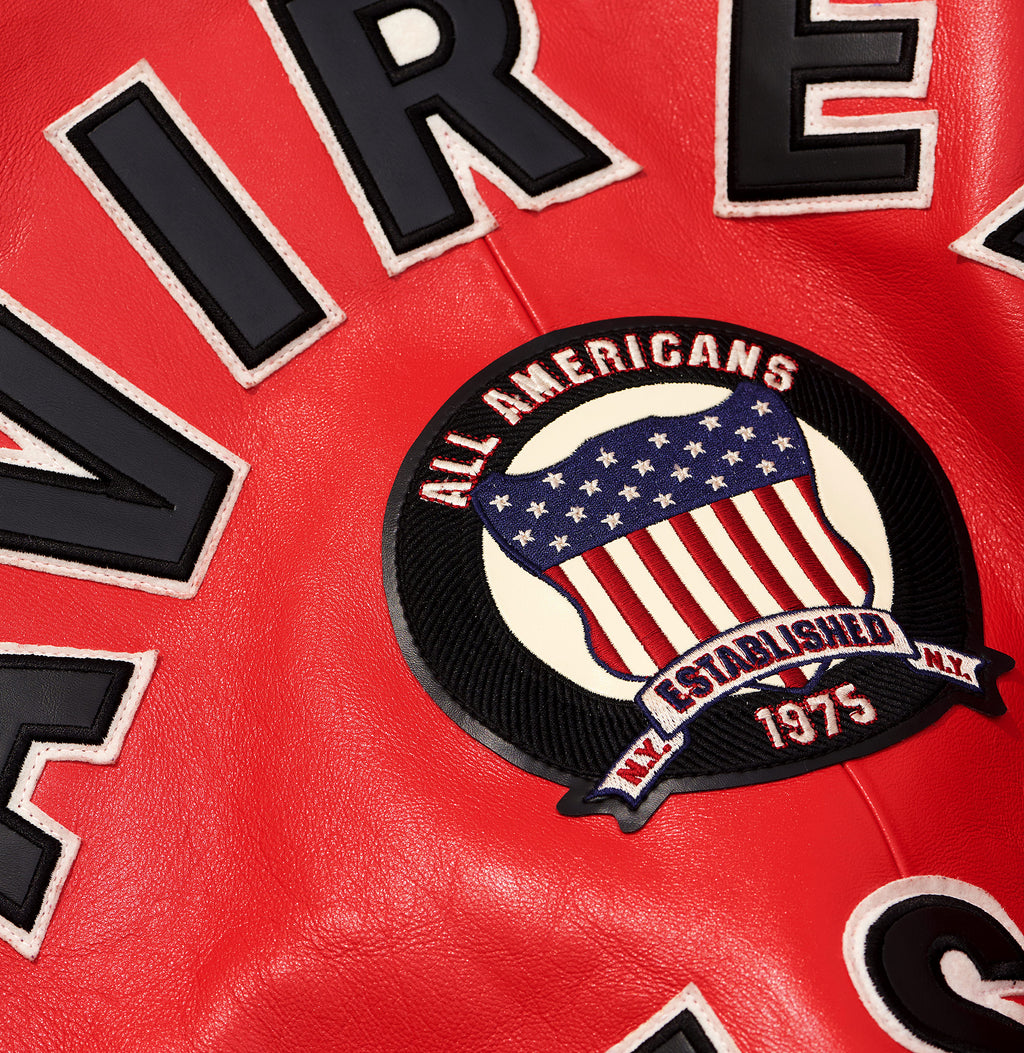 Buy Best Style Salvage Red Color Leather Fashion Bomber Jackets For Sale rfxleatherofficial