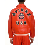 Avirex leather Jacket For Mens rfxleatherofficial