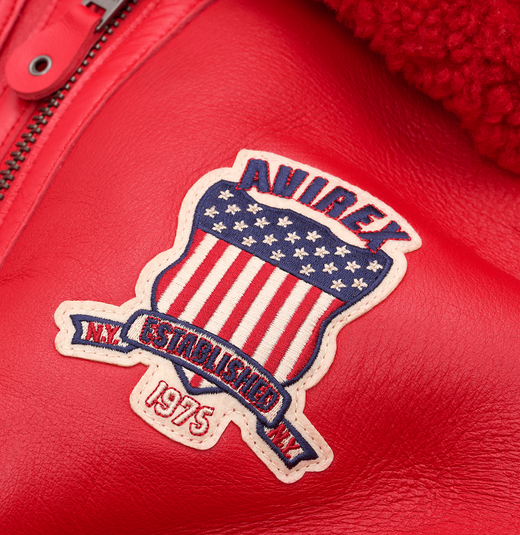 Buy the Best: Winter Avirex B3 Bomber Shearling Leather Jackets for Men – 30% Off! rfxleatherofficial