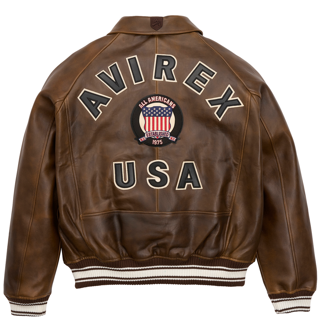 Limited Edition Avirex Vintage Fashion Bomber Leather Jackets For Sale rfxleatherofficial