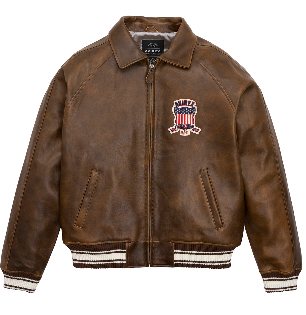 Limited Edition Avirex Vintage Fashion Bomber Leather Jackets For Sale rfxleatherofficial
