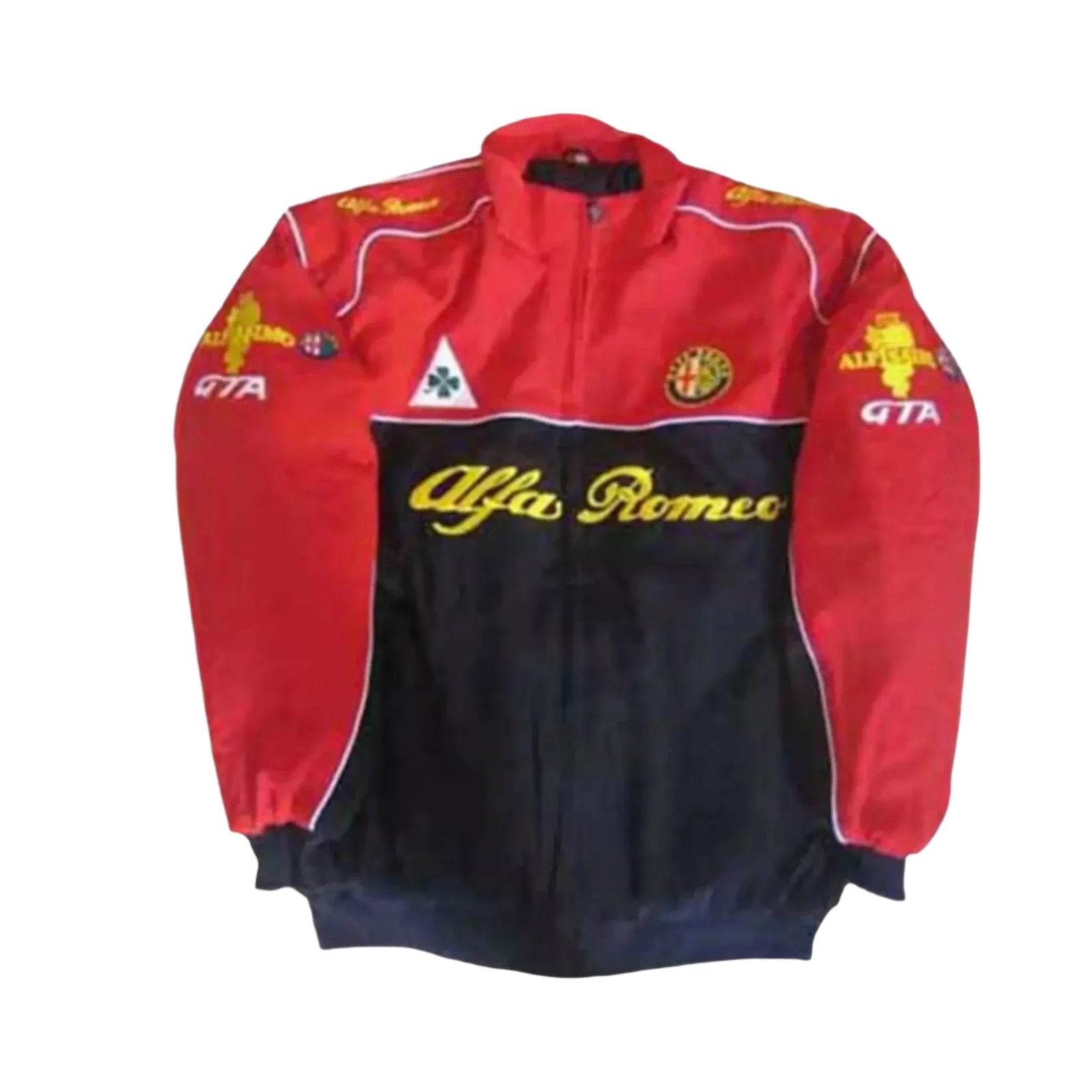 Alfa Romeo Vintage F1 Embroidered Racing Jacket Ex Race Gear