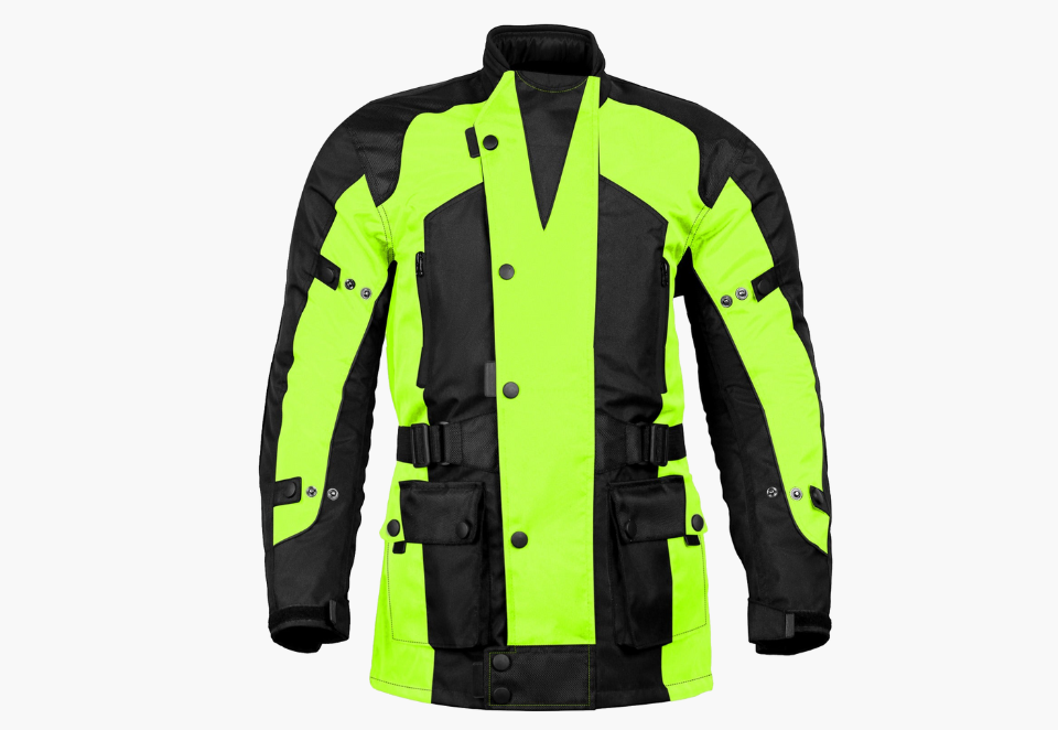BGA Avalanche Water Resistant Textile Motorcycle Jacket Green