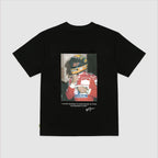 Ayrton Senna F1 x Tag Heuer 88 T-Shirt - White/Black T-shirts Ayrton Senna XS Black 