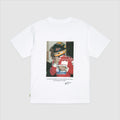 Ayrton Senna F1 x Tag Heuer 88 T-Shirt - White/Black T-shirts Ayrton Senna XS White 