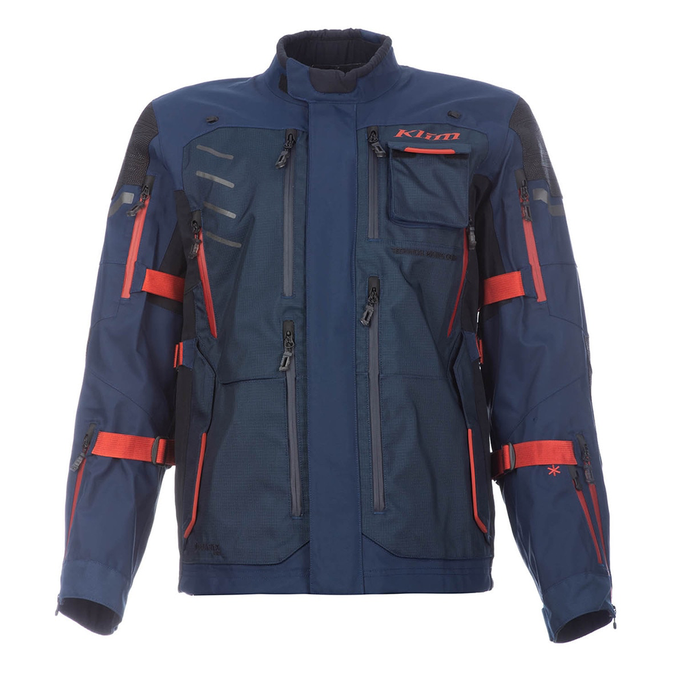 [Color:::DRESS BLUES - RED OXIDE] Klim Badlands Pro Jacket