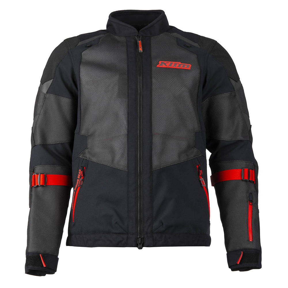 [Color:::BLACK - FIERY RED] Klim Baja Jacket