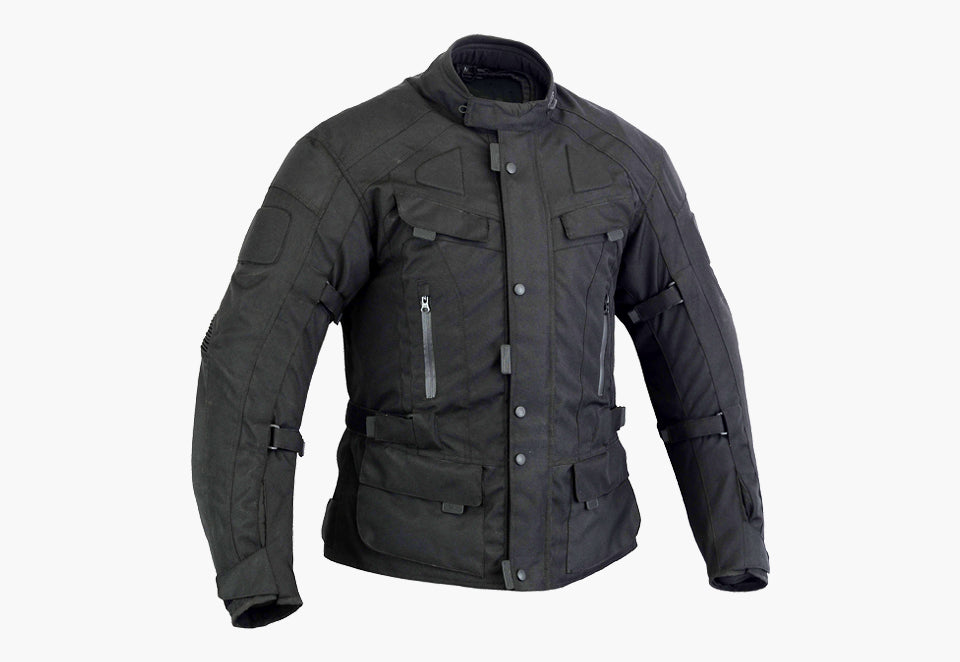 BGA Cruze Water Resistant Motorcycle Jacket Black