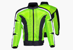 BGA Chicane Black/Green Summer Mesh Motorcycle Jacket Breathable & Armoured