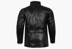 BGA Trail Master Vintage Waxed Leather Touring Jacket Long Coat