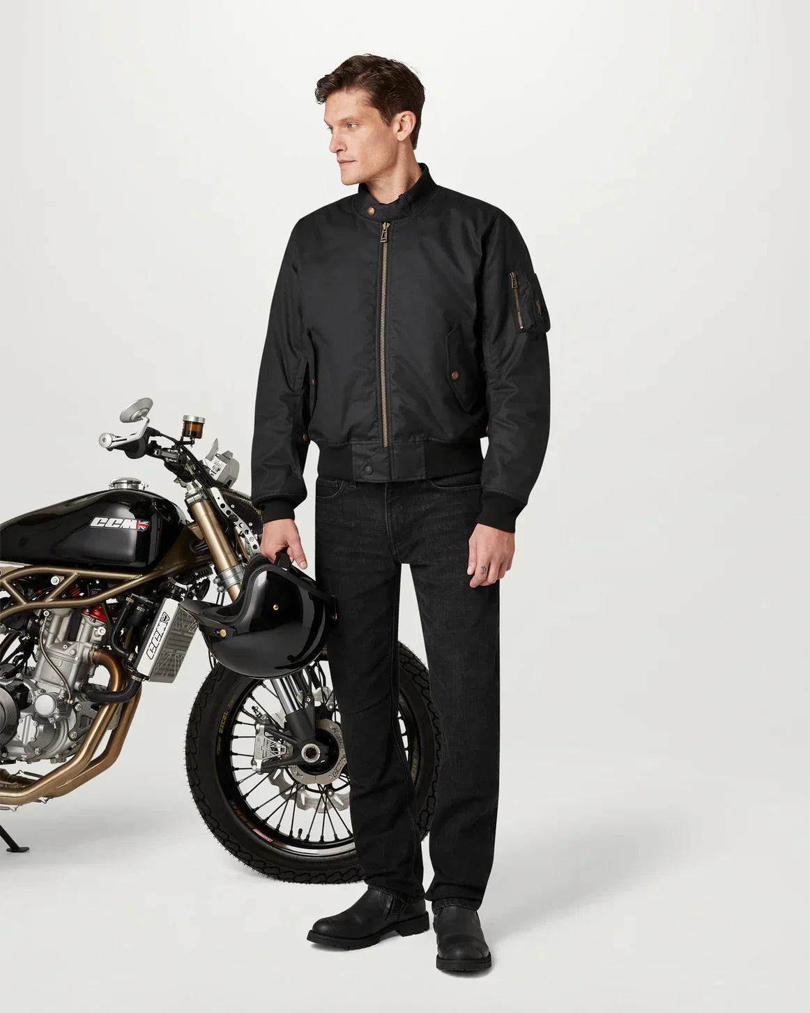 Belstaff Brecon Motorcycle Bomber - Black