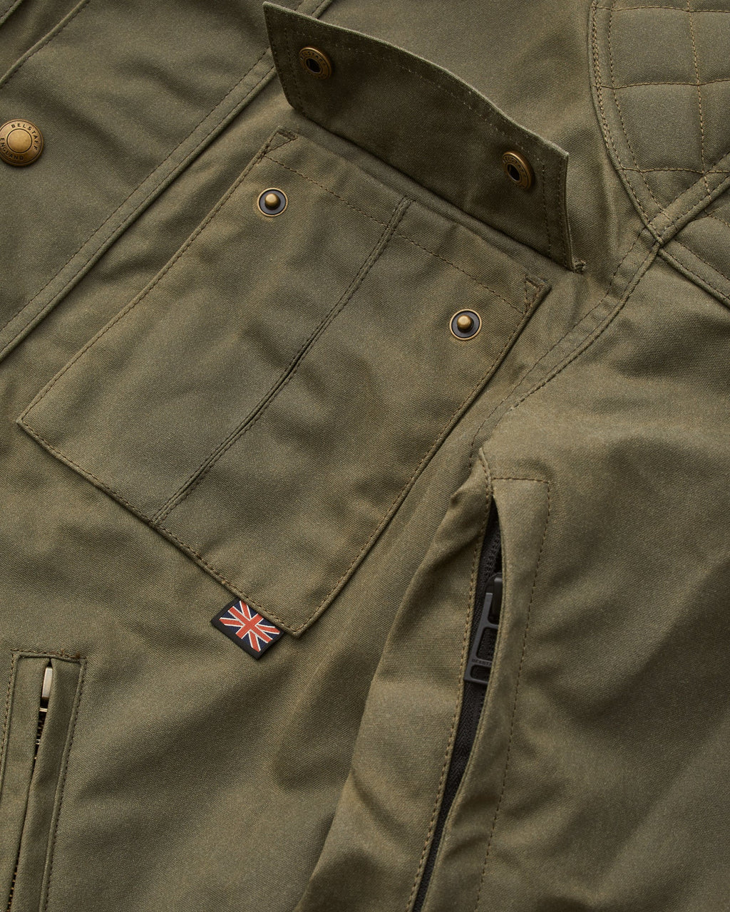 Belstaff Brooklands Jacket - Olive Green