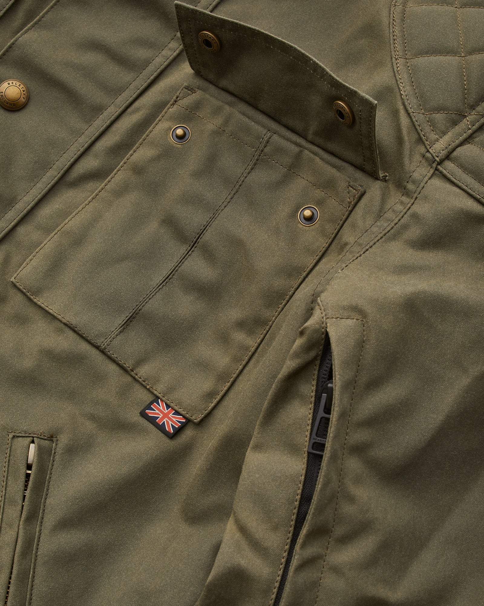 Belstaff Brooklands Jacket - Olive Green