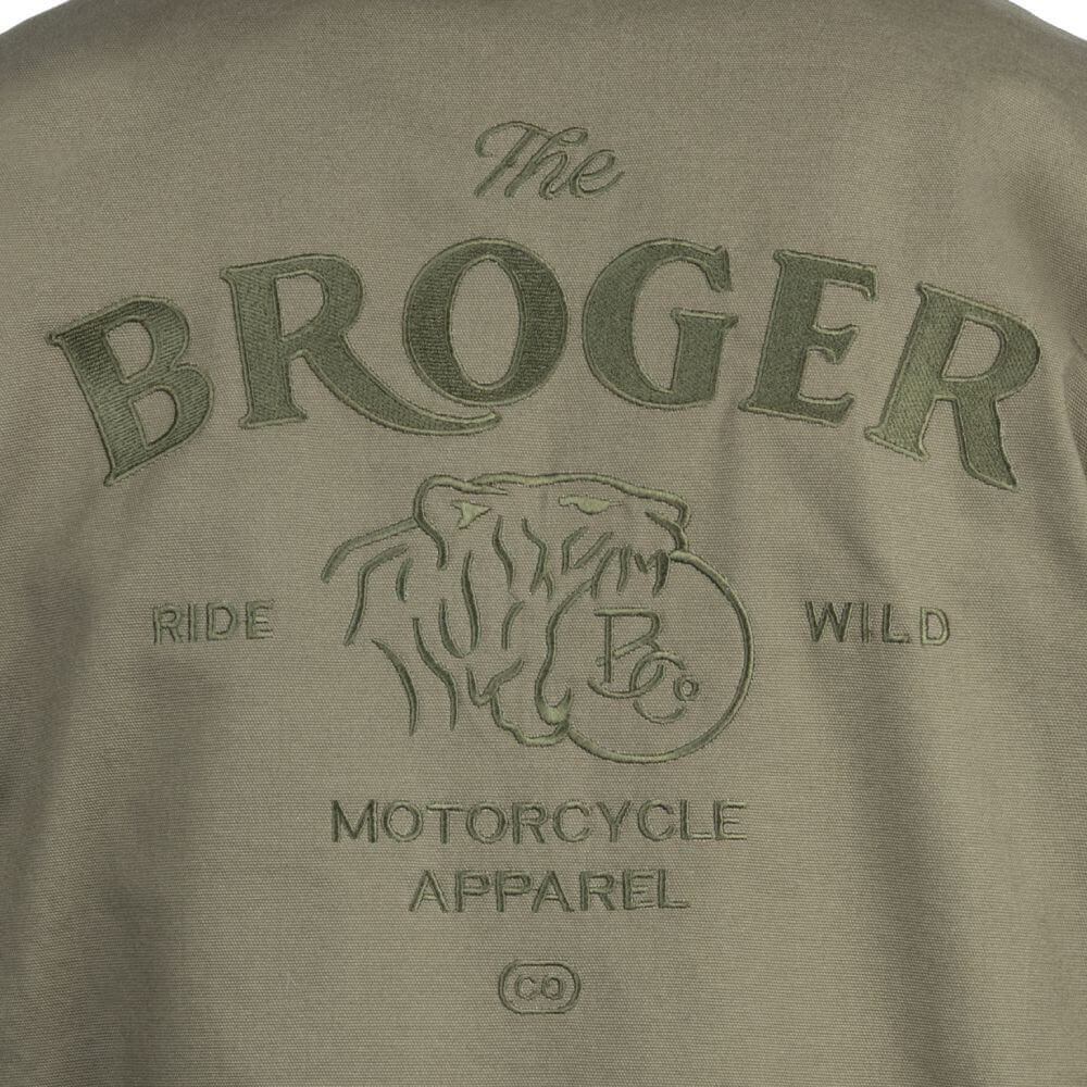 Broger Montana Textile Jacket Olive Green Broger - Endless Racegear