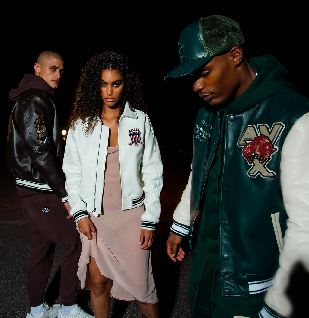 Buy Best Genuine Style White Color Avirex Leather Fashion Jackets For Sale rfxleatherofficial