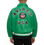 Shop Best High Sale Avirex Fashion Aviator Bomber Jelly Bean Leather Jackets For Sale rfxleatherofficial