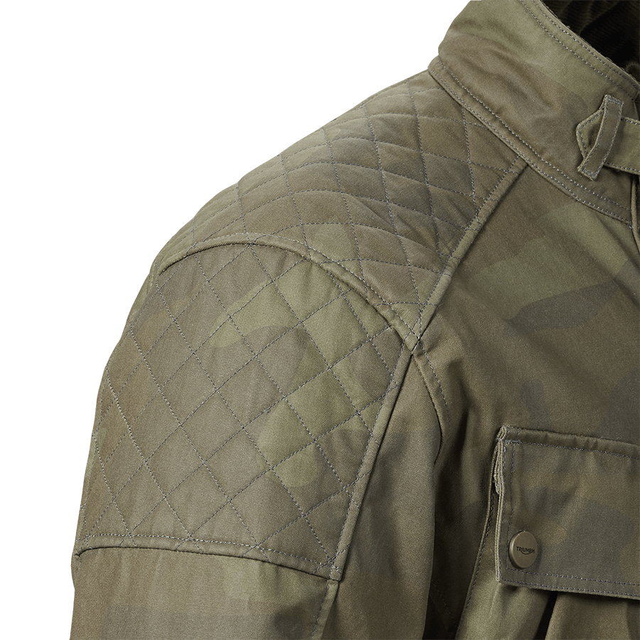 Beck Camo Textile Jacket Triumph