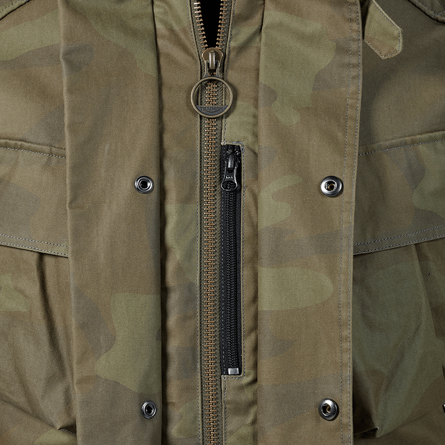 Beck Camo Textile Jacket Triumph