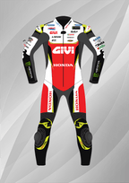 Cal Crutchlow LCR Honda MotoGP 2019 Leather Honda Racing Suit Endless Racegear