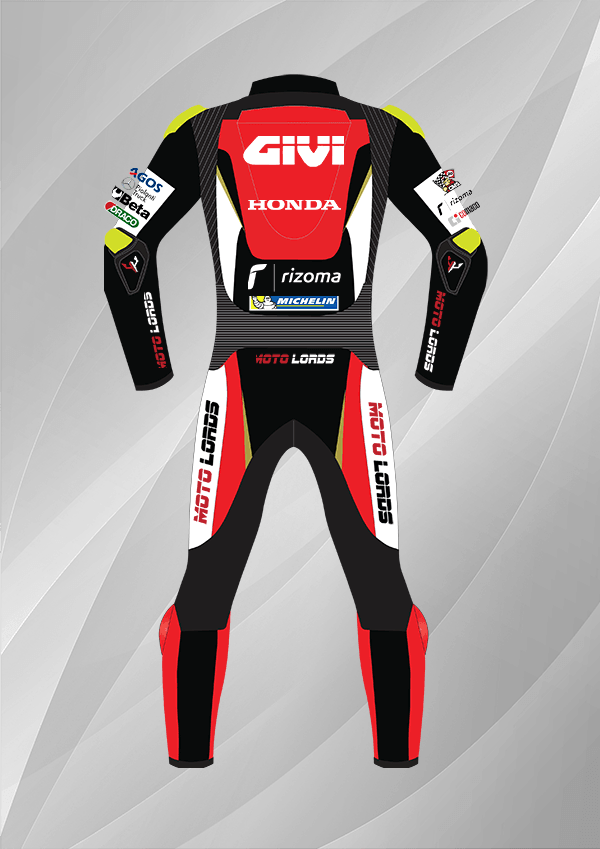 Cal Crutchlow LCR Honda MotoGP 2019 Leather Honda Racing Suit Endless Racegear