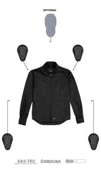 CAPO COR 03 – Motorcycle Shirt for Men Slim-Fit Cordura® Pando Moto