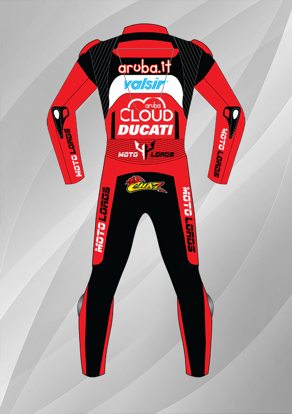 Chaz Davies Ducati 2018 SBK Leather Racing Suit for Sale Endless Racegear
