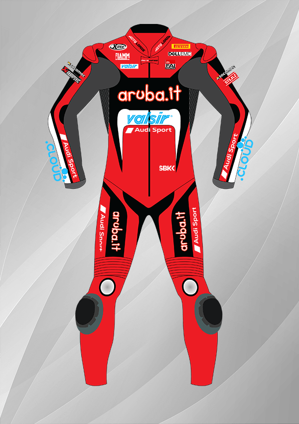 Chaz Davies Ducati 2018 SBK Leather Racing Suit for Sale Endless Racegear