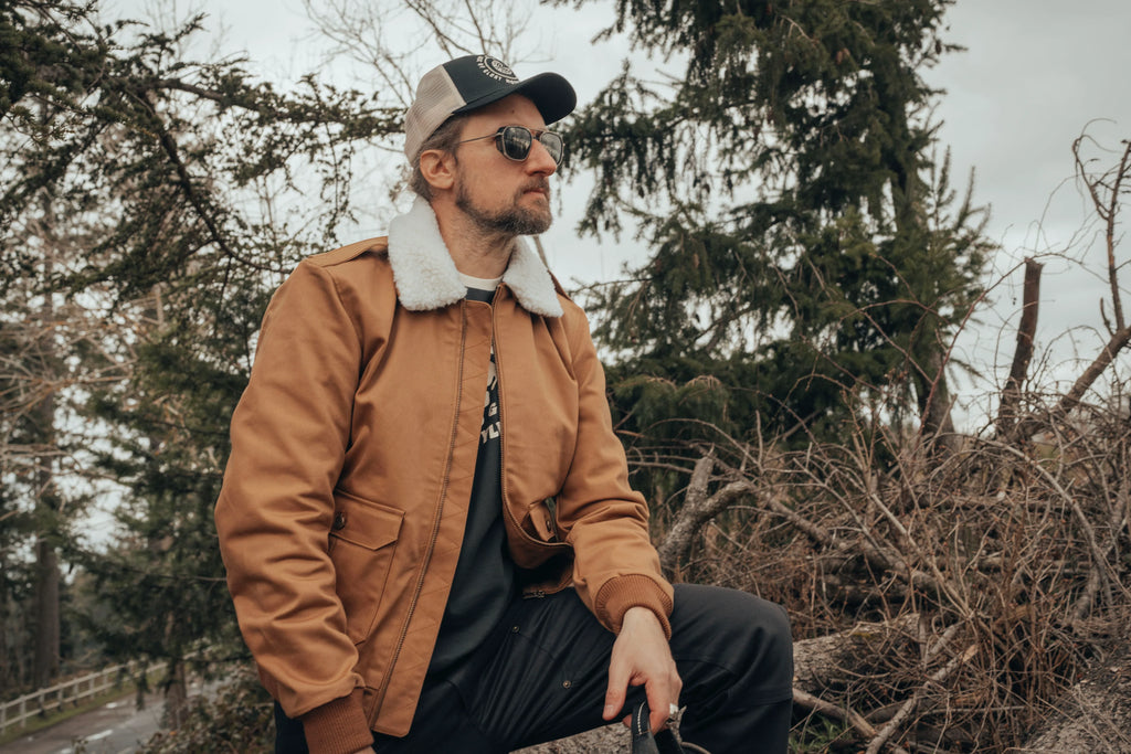Age of Glory - Men's Cockpit Jacket - Caramel