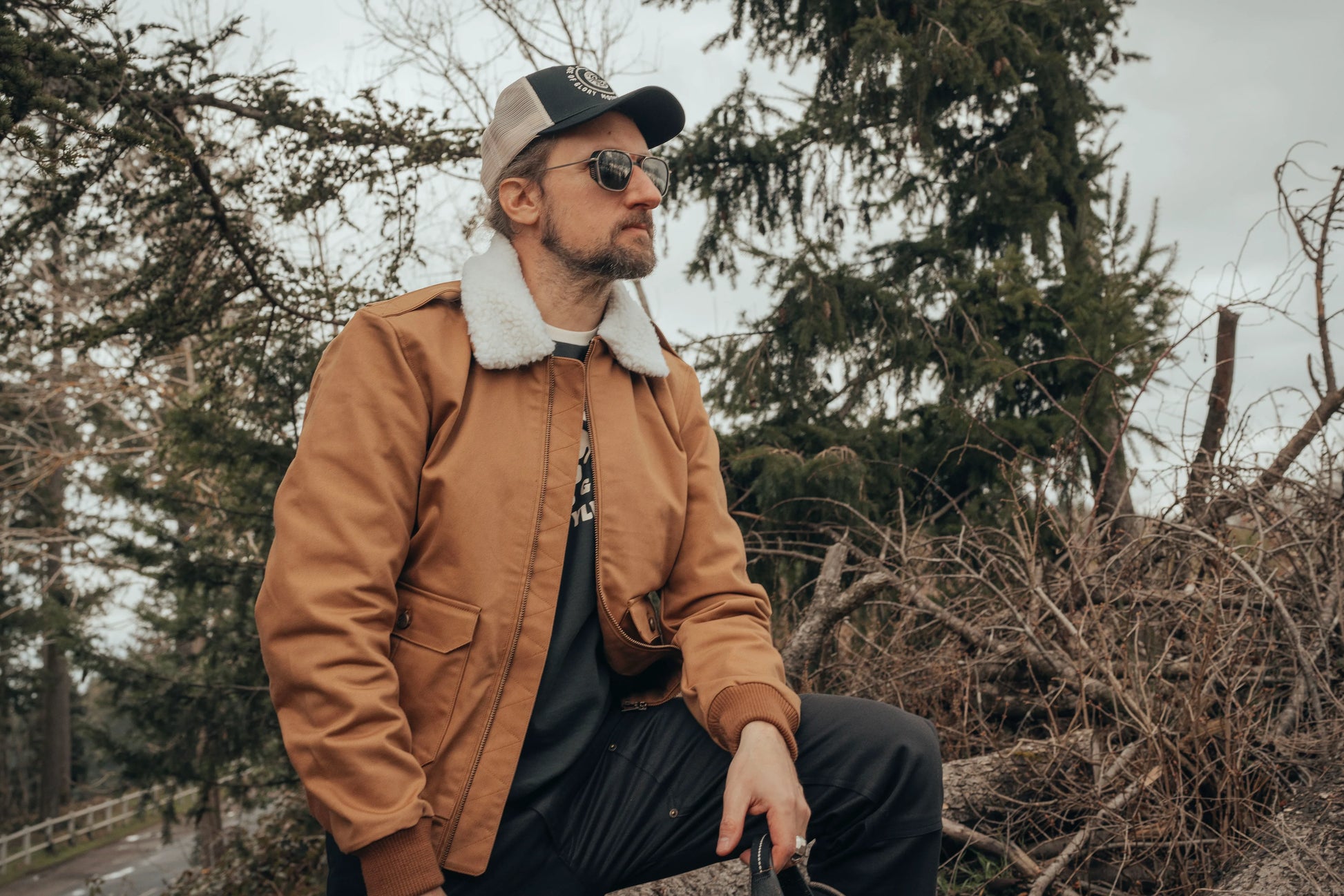 Age of Glory - Men's Cockpit Jacket - Caramel