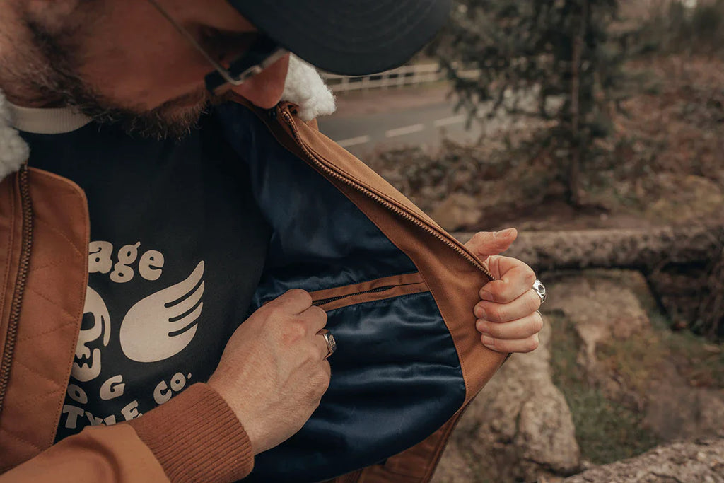 Age of Glory - Men's Cockpit Jacket - Caramel